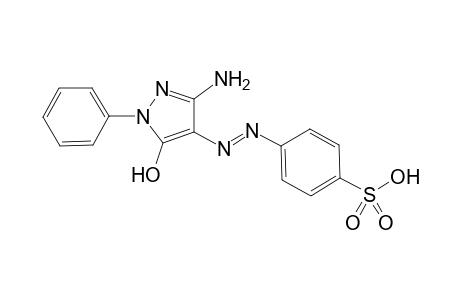 4-[(3-Amino-5-hydroxy-1-phenyl-1H-pyrazol-4-yl)diazenyl]benzenesulfonic acid