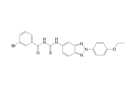 N-(3-bromobenzoyl)-N'-[2-(4-ethoxyphenyl)-2H-1,2,3-benzotriazol-5-yl]thiourea