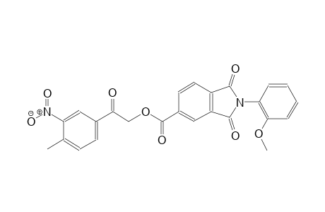 1H-isoindole-5-carboxylic acid, 2,3-dihydro-2-(2-methoxyphenyl)-1,3-dioxo-, 2-(4-methyl-3-nitrophenyl)-2-oxoethyl ester