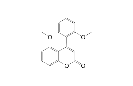 5-METHOXY-4-(2-METHOXYPHENYL)-2H-1-BENZOPYRAN-2-ONE