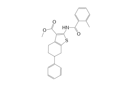 methyl 2-[(2-methylbenzoyl)amino]-6-phenyl-4,5,6,7-tetrahydro-1-benzothiophene-3-carboxylate