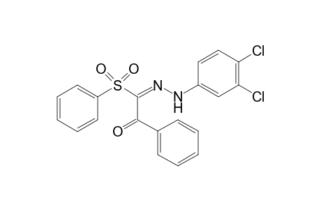 2-Benzenesulfonyl-2-[(3,4-dichloro-phenyl)-hydrazono]-1-phenyl-ethanone