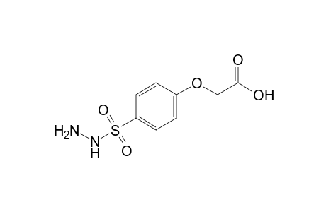 (p-sulfophenoxy)acetic acid, p-hydrazide