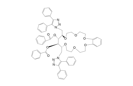2,5-O-[BENZENE-1,2-DIYL-BIS-(OXYETHYLENEOXYETHYL)]-3,4-DI-O-BENZOYL-1,6-DIDEOXY-1,6-BIS-(4,5-DIPHENYL-1,2,3-TRIAZOL-1-YL)-D-MANNITOL