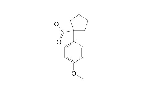 1-(p-METHOXYPHENYL)CYCLOPENTANECARBOXYLIC ACID