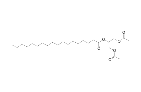 Octadecanoic acid, 2-(acetyloxy)-1-[(acetyloxy)methyl]ethyl ester