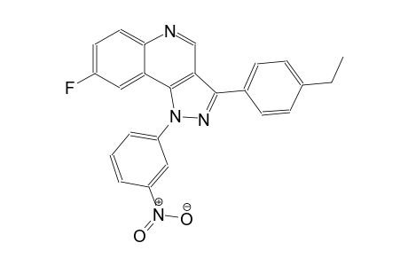 3-(4-ethylphenyl)-8-fluoro-1-(3-nitrophenyl)-1H-pyrazolo[4,3-c]quinoline