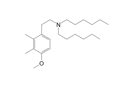 N,N-Dihexyl-2,3-dimethyl-4-methoxyphenethylamine