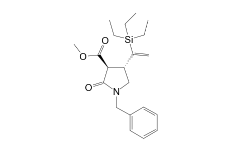 Methyl 1-benzyl-2-oxo-4-[(1'-(triethylsilyl)vinyl]pyrrolidine-3-carboxylate