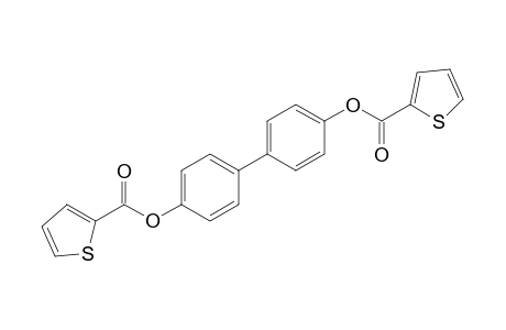 2-thiophenecarboxylic acid, 4,4'-biphenylene ester