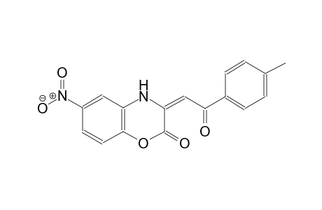 2H-1,4-benzoxazin-2-one, 3,4-dihydro-3-[2-(4-methylphenyl)-2-oxoethylidene]-6-nitro-, (3E)-