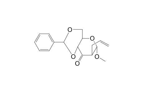 Methyl 4,6-O-Benzylidene-2-deoxy-2-C-propenyl-.alpha.-D-erythrohexopyranoside-3-ulose