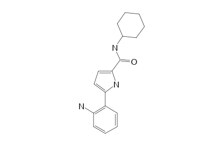 5-(2-AMINOPHENYL)-1H-PYRROLE-2-N-CYCLOHEXYL-CARBOXAMIDE
