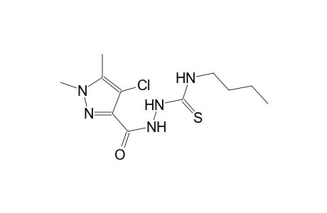 N-butyl-2-[(4-chloro-1,5-dimethyl-1H-pyrazol-3-yl)carbonyl]hydrazinecarbothioamide