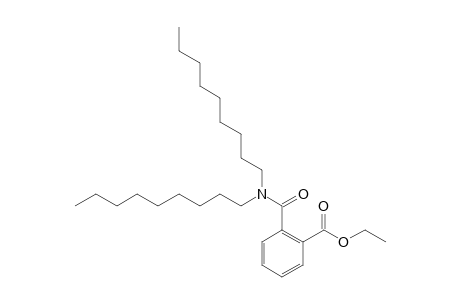 Phthalic acid, monoamide, N,N-dinonyl, ethyl ester