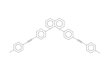 1,8-Bis(4-[(4-methylphenyl)ethynyl]phenyl)naphthalene