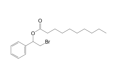 rac-2-Bromo-1-phenylethyl decanoate