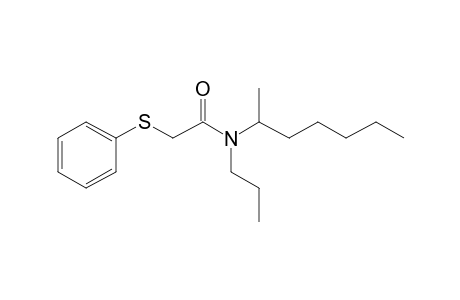 Acetamide, 2-phenylthio-N-propyl-N-(hept-2-yl)-