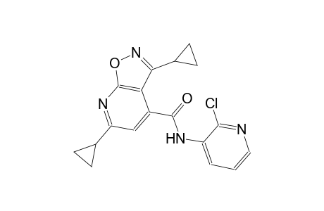 isoxazolo[5,4-b]pyridine-4-carboxamide, N-(2-chloro-3-pyridinyl)-3,6-dicyclopropyl-