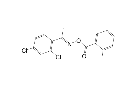 (1E)-1-(2,4-dichlorophenyl)ethanone O-(2-methylbenzoyl)oxime