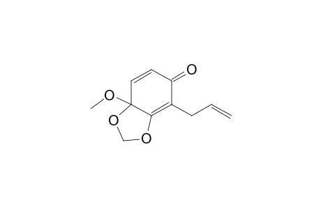 2-Allyl-4-methoxy-3,4-methylenedioxycyclohexa-2,5-dienone
