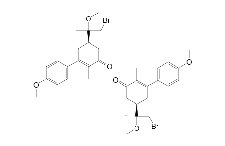 (5R)-5-[(2SR)-1-BROMO-2-METHOXY-PROP-2-YL]-3-(4-METHOXYPHENYL)-2-METHYLCYCLOHEX-2-ENONE