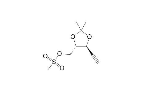 [(4S,5S)-5-Ethynyl-2,2-dimethyl-1,3-dioxolan-4-yl]-methyl - Methanesulfonate