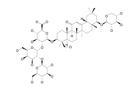 3-O-BETA-D-GLUCOPYRANOSYL-(1->2)-ALPHA-D-GALACTOPYRANOSYL-(1->2)-BETA-D-GLUCURONOPYRANOSYL-COMPLOGENIN-22-O-BETA-D-XYLOPYRANOSIDE