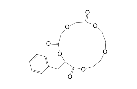 3-Benzyl-1,4,7,10,13-pentaoxacyclopentadecane-2,5,9-trione