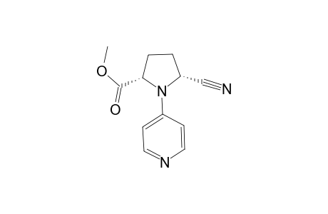 (2S,5R)-methyl 5-cyano-1-(pyridin-4-yl)-pyrrolidine-2-carboxylate
