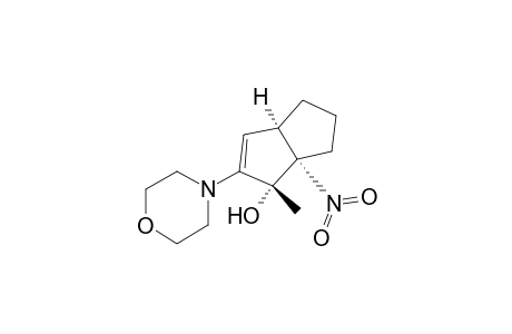 1-Pentalenol, 1,3a,4,5,6,6a-hexahydro-1-methyl-2-(4-morpholinyl)-6a-nitro-, (1.alpha.,3a.alpha.,6a.alpha.)-