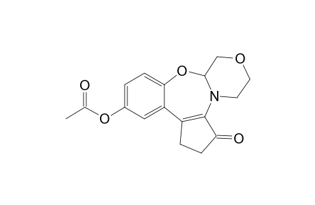 12-acetoxy-1,2,5,6,8,8a-hexahydro-3H-benzo[f]cyclopent[d][1,4]oxazino[3,4-b][1,3]-oxazepin-3-on