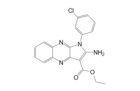 1H-pyrrolo[2,3-b]quinoxaline-3-carboxylic acid, 2-amino-1-(3-chlorophenyl)-, ethyl ester
