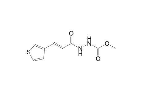 Methyl 2-[(2E)-3-(3-thienyl)prop-2-enoyl]hydrazinecarboxylate