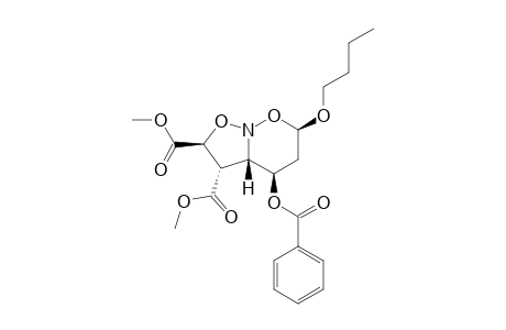 REL-(2-S,3-S,3A-S,4-R,6-R)-4-BENZOYLOXY-6-BUTYLOXY-HEXAHYDROISOXAZOLO-[2,3-B]-[1,2]-OXAZINE-2,3-DICARBOXYLIC-ACID-DIMETHYLESTER