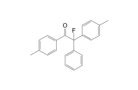 2-Fluoro-1,2-bis(4-methylphenyl)-2-phenylethanone