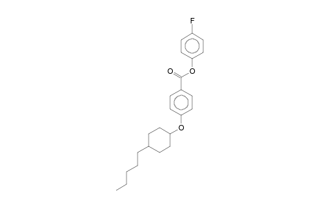 4-Fluorophenyl 4-[(4-pentylcyclohexyl)oxy]benzoate