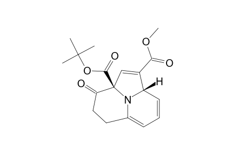 TERT.-BUTYL-1-METHOXYCARBONYL-3-OXO-3H-2A,4,5,8A-TETRAHYDROPYRROLO-[2,1,5-DE]-QUINOLIZINE-2A-CARBOXYLATE