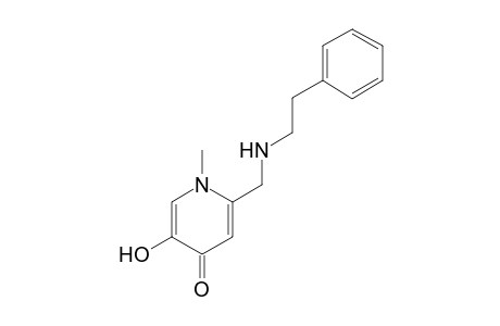 5-Hydroxy-1-methyl-2-((phenethylamino)methyl)pyridin-4(1H)-one