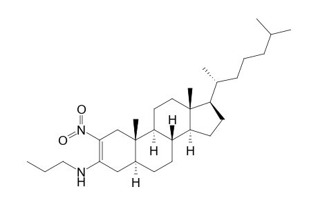 3-Propylamino-2-nitro-5.alpha.-cholest-2-ene