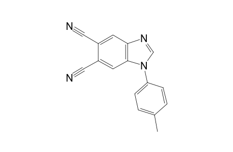 1H-1,3-Benzimidazole-5,6-dicarbonitrile, 1-(4-methylphenyl)-