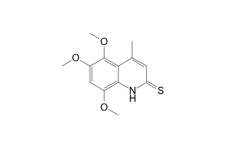 5,6,8-Trimethoxy47-methyl-2(1H)-quinolinethione