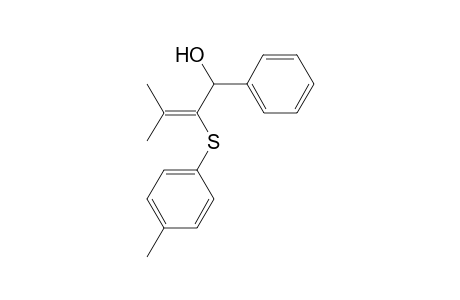 3-Methyl-1-phenyl-2-(p-tolylsulfanyl)methylene}but-2-en-1-ol