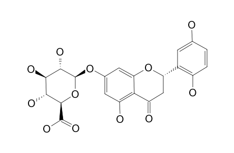 (2S)-5,7,2',5'-TETRAHYDROXYFLAVANONE-7-O-BETA-D-GLUCORONOPYRANOSIDE