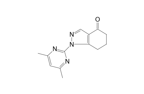 4H-Indazol-4-one, 1-(4,6-dimethyl-2-pyrimidinyl)-1,5,6,7-tetrahydro-