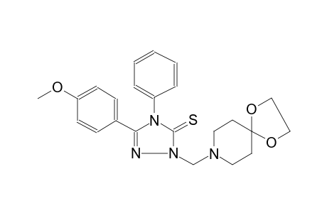 2-(1,4-dioxa-8-azaspiro[4.5]dec-8-ylmethyl)-5-(4-methoxyphenyl)-4-phenyl-2,4-dihydro-3H-1,2,4-triazole-3-thione