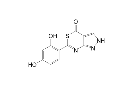 6-(2,4-Dihydroxyphenyl)pyrazolo[3,4-d][1,3]thiazin-4(2H)-one