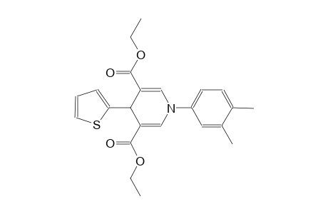 3,5-pyridinedicarboxylic acid, 1-(3,4-dimethylphenyl)-1,4-dihydro-4-(2-thienyl)-, diethyl ester