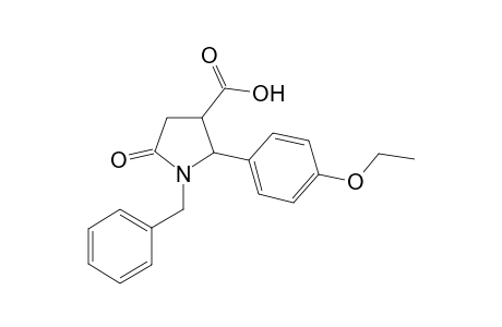 1-Benzyl-2-(4-ethoxyphenyl)-5-oxopyrrolidine-3-carboxylic acid