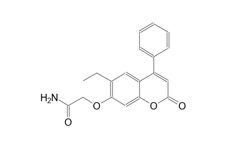 acetamide, 2-[(6-ethyl-2-oxo-4-phenyl-2H-1-benzopyran-7-yl)oxy]-
